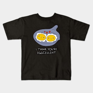 Eggcellent (Egg White Edition!) Kids T-Shirt